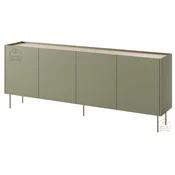 Komoda Desin 220 4D2SZ - olivno zelena