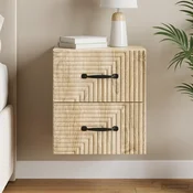 Stenski nočni omarici s predalom Sonoma hrast 34,5 x 33 x 40 cm