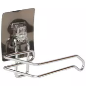 TENDANCE DRZAC TOALET PAPIRA 8X13X10,5CM NA LEPLJENJE HROM