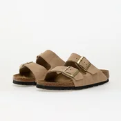 Birkenstock za ženske. 1029260 Usnjene sandale Arizona Leve beige (39), Bež, Ravna stran, Ni, Priložnostno