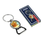 Carmani OBESEK ZA KLJUČE Z ODPIRALNIKOM ZA STEKLENICE VAN GOGH SONČNICE V VAZI