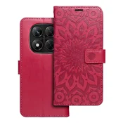 OEM MEZZO Knjižni etui za XIAOMI Redmi Note 14 PRO 5G / 14 PRO PLUS 5G mandala magenta