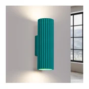 Brilagi - LED zidno svetlo CRESTO 2xGU10/10W/230V 20 cm tirkizno