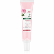 Klorane Pomirjujoča krema BIO Pivo za občutljivo in suho kožo (Soothing Rich Cream) 40 ml