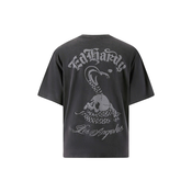 Ed Hardy Majica Schlange und Schädel siva/antracit