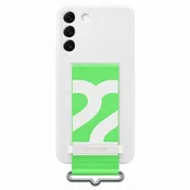 Maska za telefon sa kaišem za Samsung Galaxy S22 bela