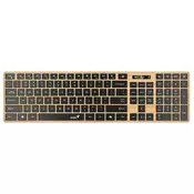 Genius Bežicna tastatura SlimStar 7250BT, US, Pine Wood