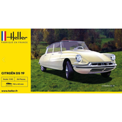 Heller maketa-miniatura CITROËN DS 19 • maketa-miniatura 1:43 starodobni avtomobili • Level 2