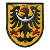 shumee Našitek grba češke Šlezije - likalnik/termo zapečatena podlaga - vezen našitek/značka/emblem