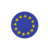 shumee Okrogla našitek Evropske unije - magnetna podlaga - vezen našitek/značka/emblem