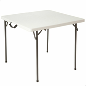 Sklopivi stol Lifetime Bijela 86 x 74 x 86 cm
