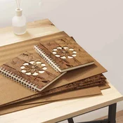 vidaXL Dekorativni paneli 50 pcs Star les 30 x 42 x 0.3 cm