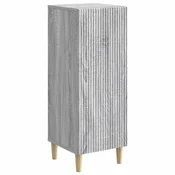 Vidaxl Strani šal Siva Sonoma 33 x 34,5 x 90 cm Inženirski les
