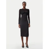 Patrizia Pepe Cocktail obleka 8A1463/A375-K103 Črna Regular Fit