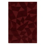 Bordo ručno rađen vunen tepih 160x230 cm Shard Red – Flair Rugs