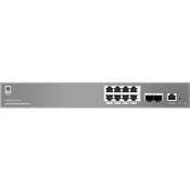 Grandstream GWN7801P Pro L2++, upravljano stikalo, 8x 1Gb RJ45, PoE+, SFP, DHCP, CLI, VLAN GWN7801P Pro