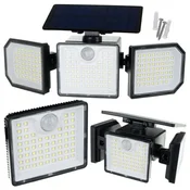 LAMPA IZOXIS 24633 Solarna zunanja LED svetilka 167 LED, 500lm, s senzorjem gibanja in mraka