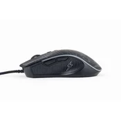 GEMBIRD Gejmerski miš MUSG-RGB-01 USB LED 1200-600DPI 7-button 124mm crni