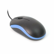 Northix Optična računalniška miška - modra - za desničarje in levičarje