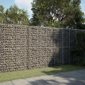 Gabionska košara s poklopcem 300x50x200 cm pocinčano željezo