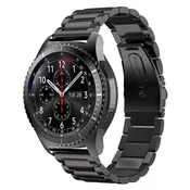 BStrap Stainless Steel pašček za Huawei Watch 3/3 Pro, black