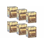 Basilur BASILUR Masala Chai - Črni čaj v vrečkah, Cejlon, z naravno aromo začimb, 10x2g x6