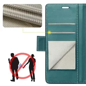 Overboard Ovitek za Motorola Moto G56 5G, sijoč liči , denarnica s preklopom, zelen