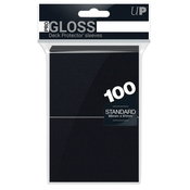 Štitnici za karte Ultra Pro - PRO-Gloss Standard Size, Black (100 kom.)
