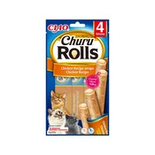 Inaba Churu Cat Rolls Piščančji zavitki Piščančja krema 4x10g