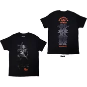 Bruce Springsteen Majica Tour 24 Wheel Unisex Black 2XL