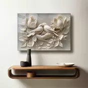 Wallity Dekorativna slika na kaljenom staklu, 60x90cm, Šarena