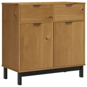 Vidaxl Komoda FLAM 80x40x80 cm trdna borovina
