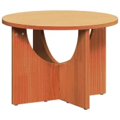 Kava Stol Vosak smeda 50 x 50 x 35 cm Masivna borovina