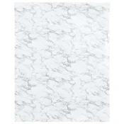 Vidaxl Nalepka za pohištvo samolepilna marmor bela 90x500 cm PVC