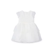 Mayoral Elegantna obleka 3914 Écru Regular Fit