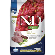 N&D Suva hrana za macke sklone gojenju, Jagnjetina, kinoa, brokoli i špargla, 5kg