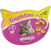 WHISKAS Poslastica za macke Piletina&Sir Temptations 60g