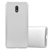 Cadorabo Cadorabo Case, združljiv z Nokia v kovinskem srebru - trdi zaščitni pokrov v kovinskem videzu pred praskami in udarci, (20565725)