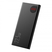 POWERBANK BASEUS ADAMAN 10000MAH KOVINSKI QC 3.0 PD HUAWEI SCP 22,5W ČRN