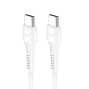 Hoco Kabel USB-C na USB-C Hoco PD 60 W, 1 m, X37, bel