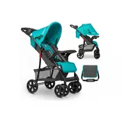 Lionelo EMMA PLUS športni otroški voziček vivid turquoise, turkizen