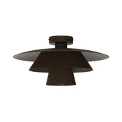 Stropna svetilka PLATO 1xE27/15W/230V, premer 32 cm, rjava