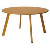 ProGarden ProGarden Odstavna mizica 70x40 cm mat gorčično rumena, (20979719)