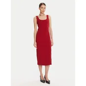 Patrizia Pepe Cocktail obleka 8A1514 A6F5 Rdeča Regular Fit