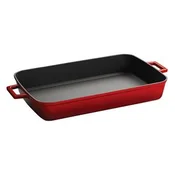 Cast iron tray, 29 x 21 cm, Red - LAVA