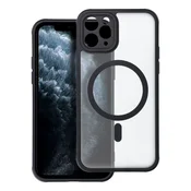 OEM Ohišje za iPhone 11 PRO Full Matte Mag Cover, združljivo z MagSafe, črno