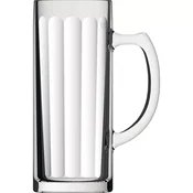 Kozarec za pivo z oznako 0,3 l z ročajem (6 kos)