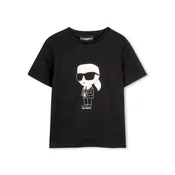 Karl Lagerfeld Kids Majica Z31096 D Črna Regular Fit