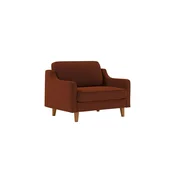 ATELIER DEL SOFA 1-Seat Sofa - fotelja Robin Loveseat Tile Red Walnut