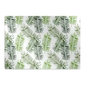 Decormat Podloga za zaščito tal Palm leaves 140x100 cm 2 cm